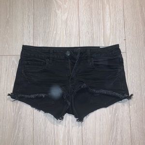 American Eagle Low Rise Shorts - Black